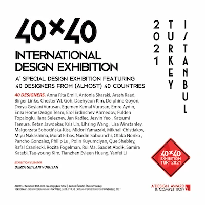 BIROI Collection exhibited at the 40×40 International Design Exhibition in Istanbul