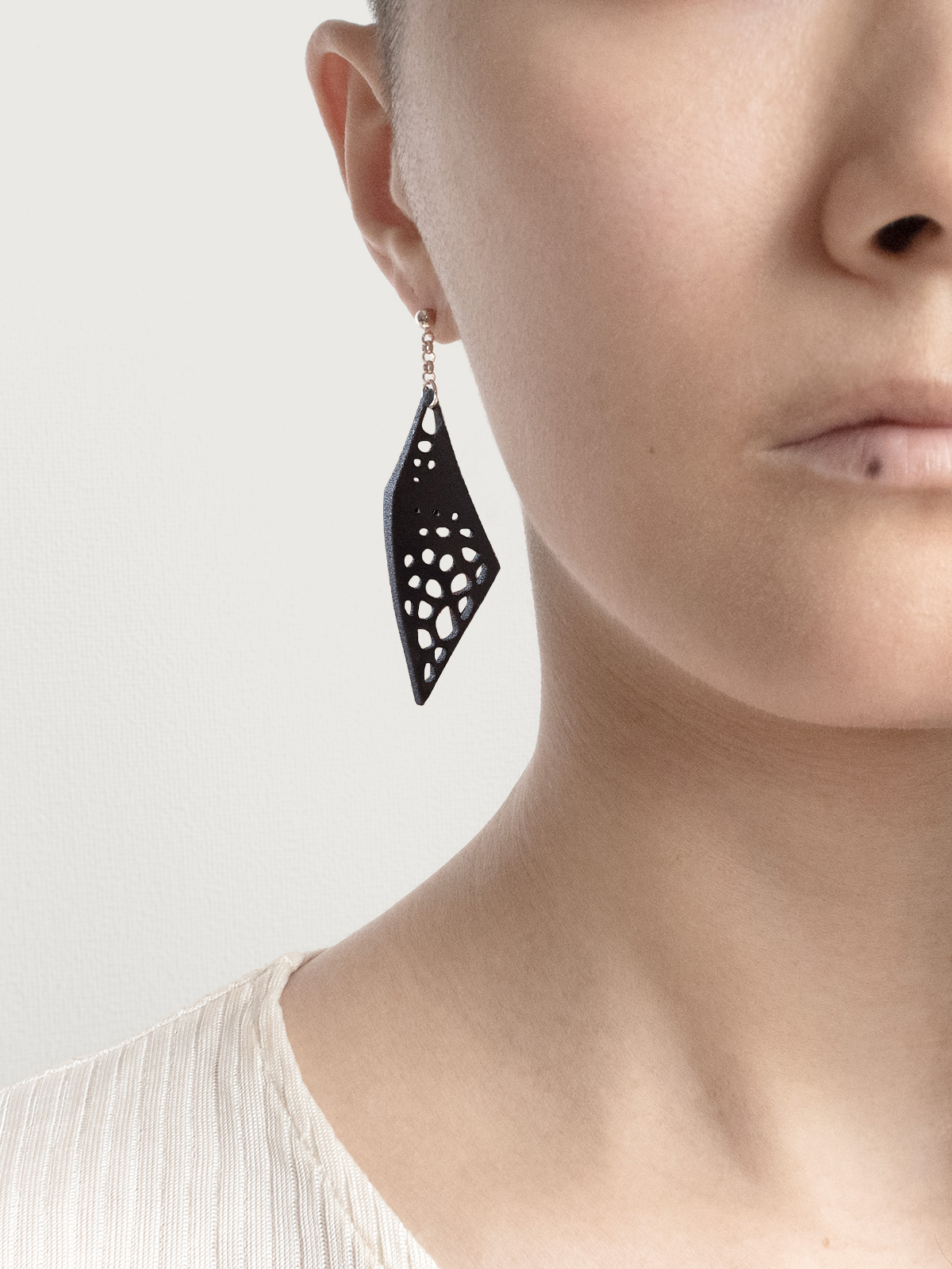 Biroi Black Earrings - Image 3
